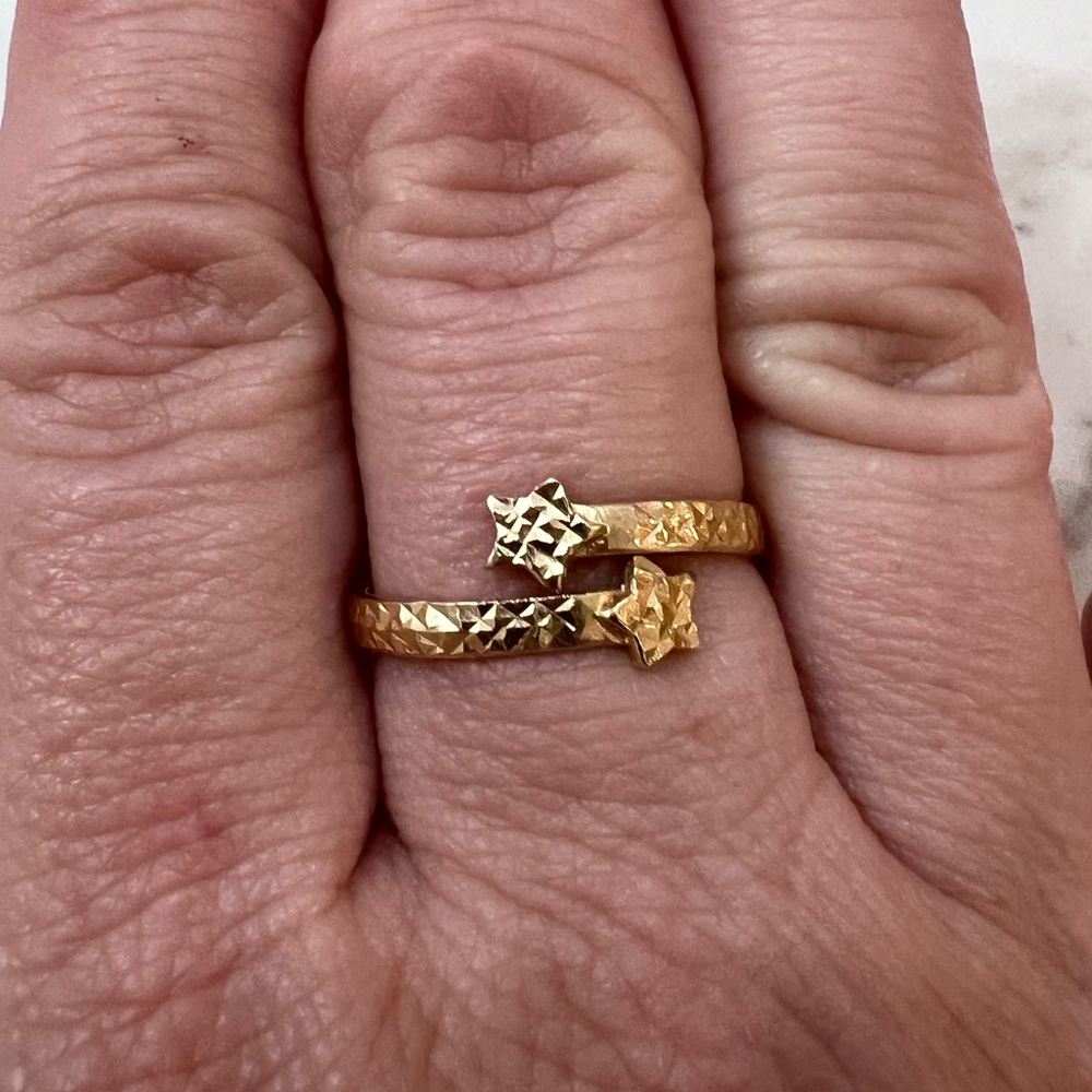14k Star Ring - image 1